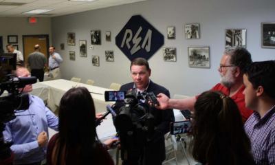 Rep. Graves addressing press