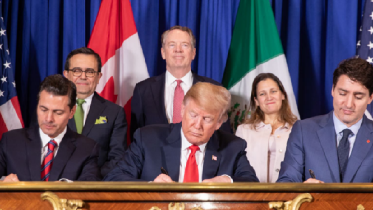 Representative Sam Graves USMCA signing